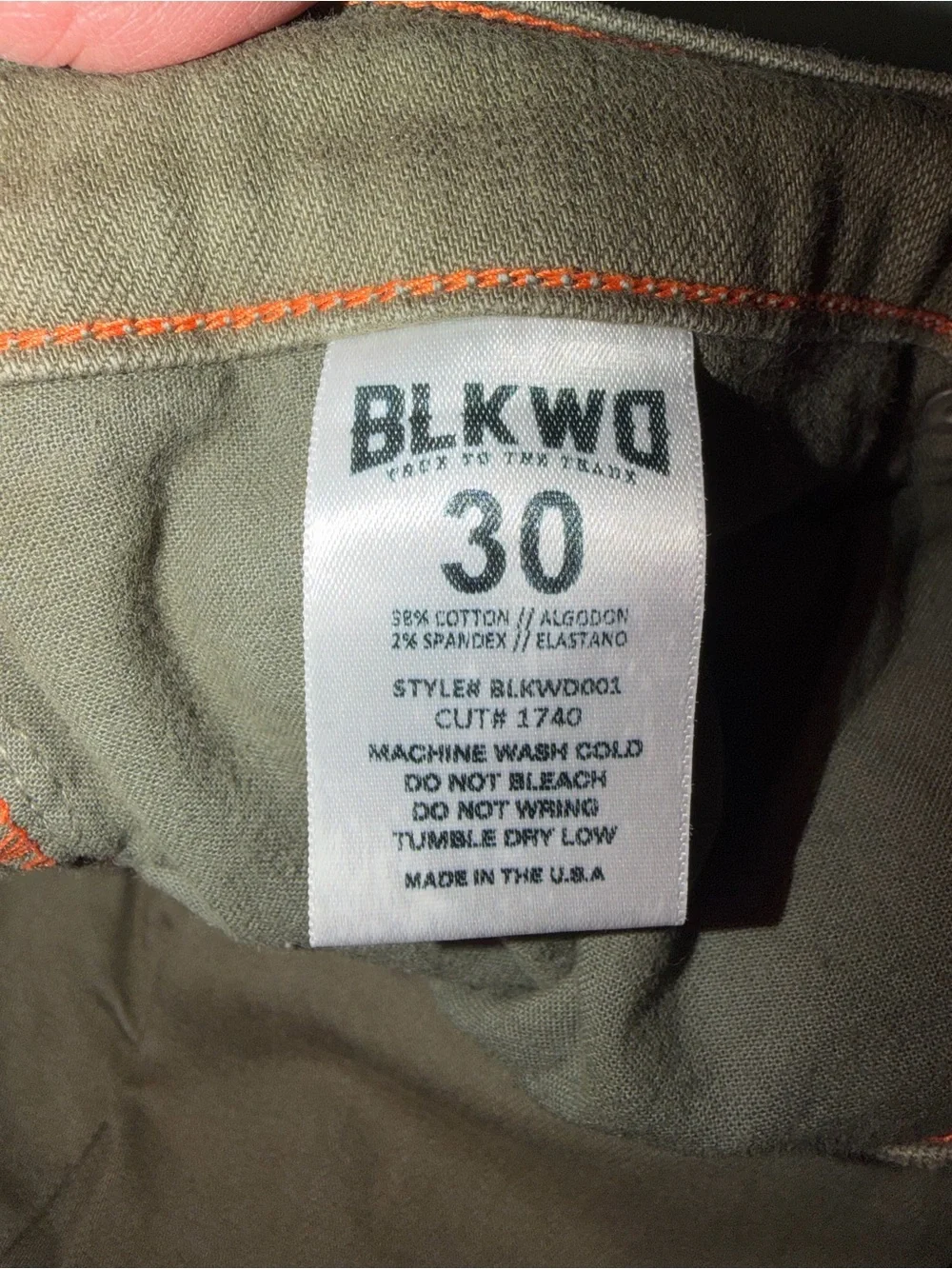Men's Straight Olive Green Jeans